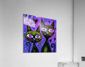 New Art 222 two cat faces  Acrylic Print