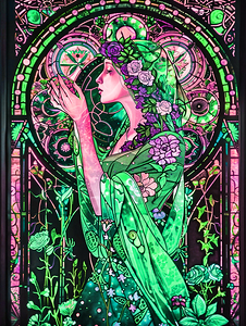 stained glass window 16