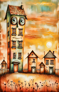 New Art 269 houses surreal