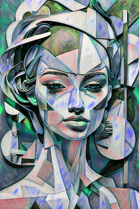New Art 276 Woman face