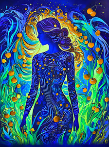 New Art 323 girl and cherries