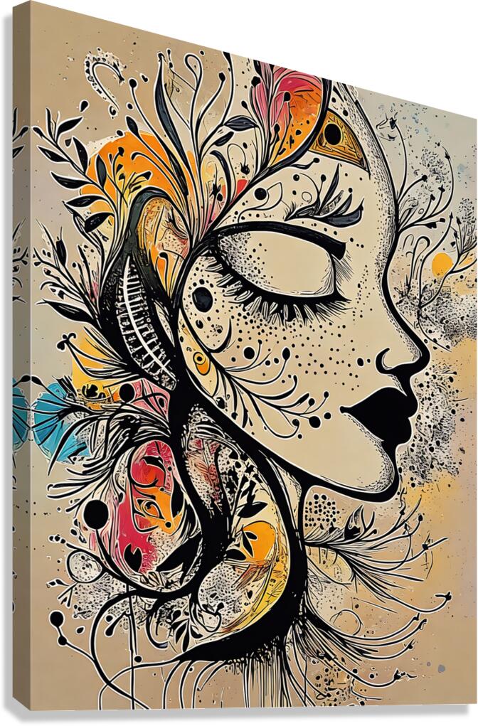 New Art 102 vector  Canvas Print