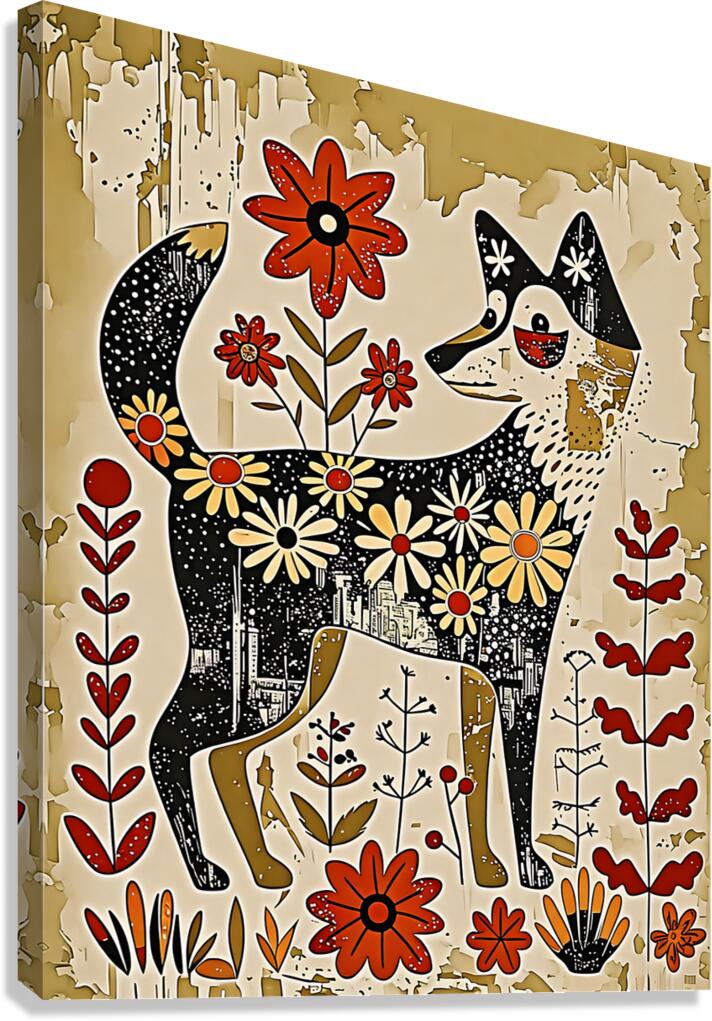 New Art 122 cartoon  Canvas Print