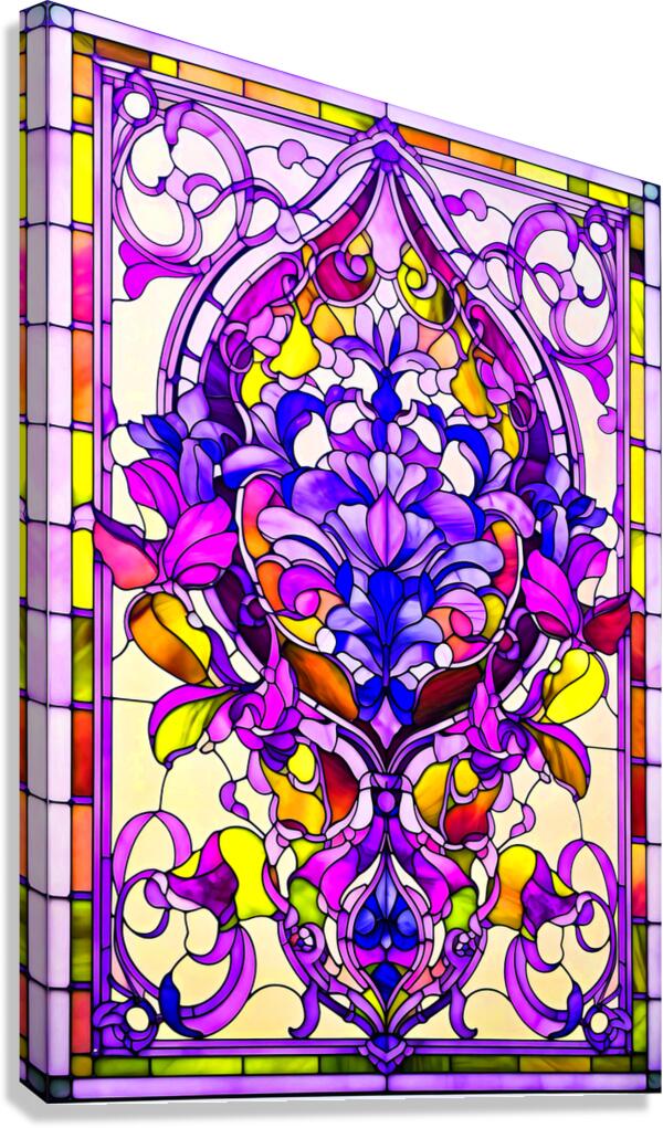 Stained glass window 2  Canvas Print