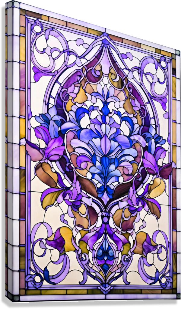 Stained glass window 6  Canvas Print