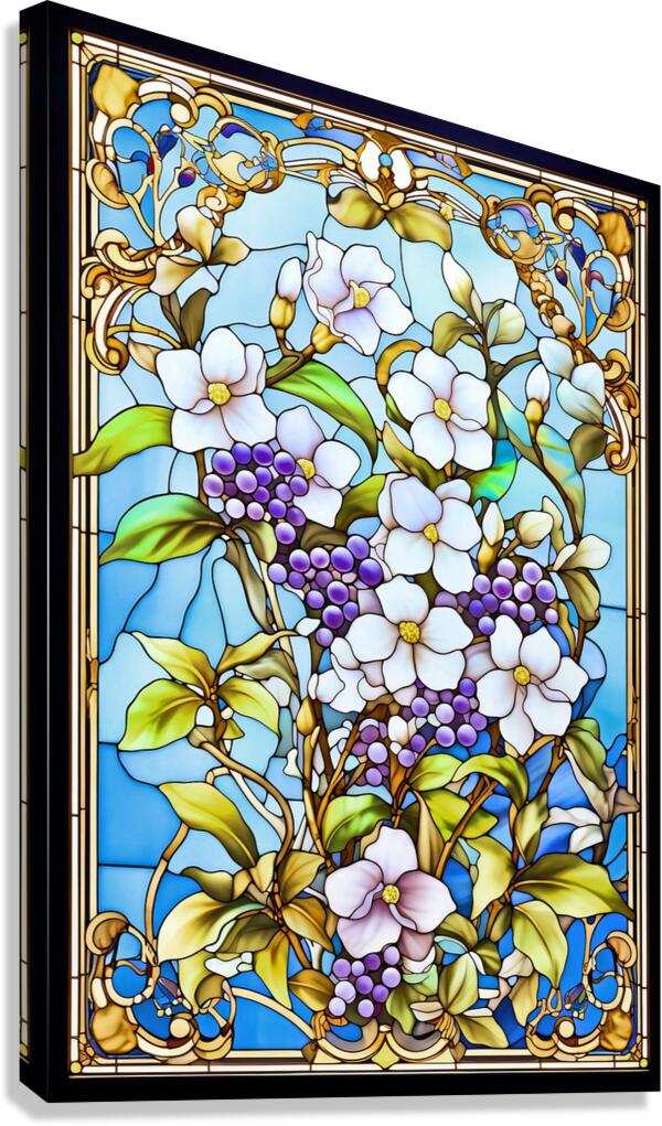 Stained Glass Window 26  Canvas Print