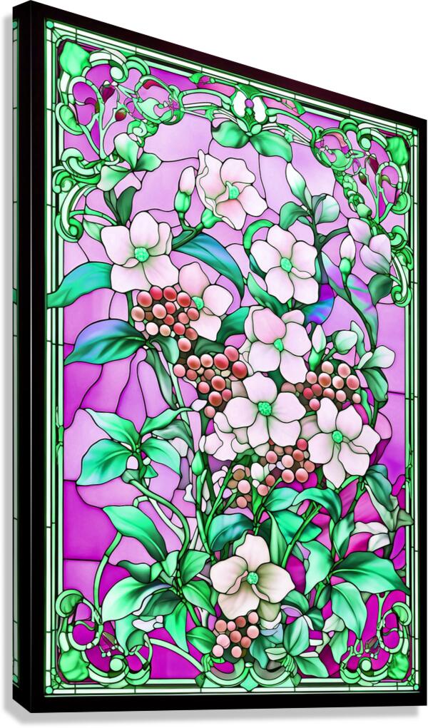 Stained Glass Window 23  Canvas Print
