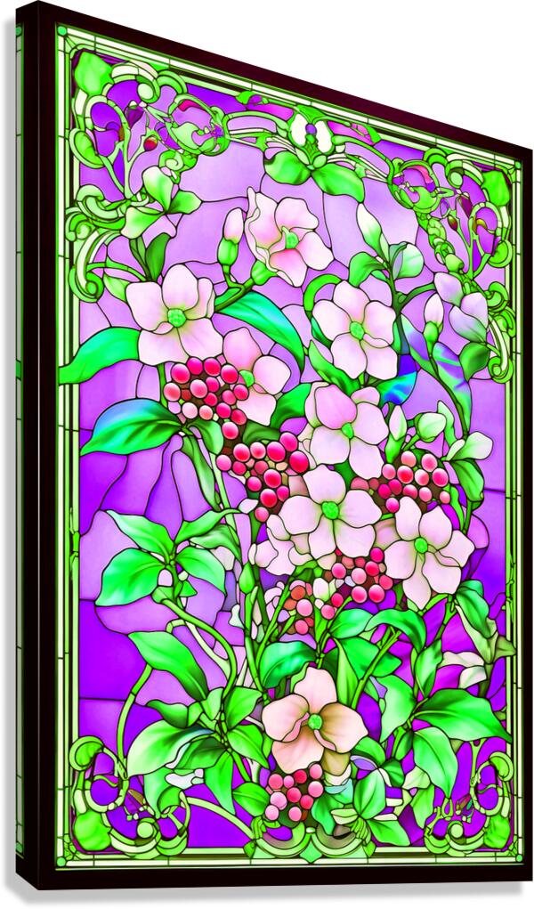 Stained Glass Window 28  Canvas Print