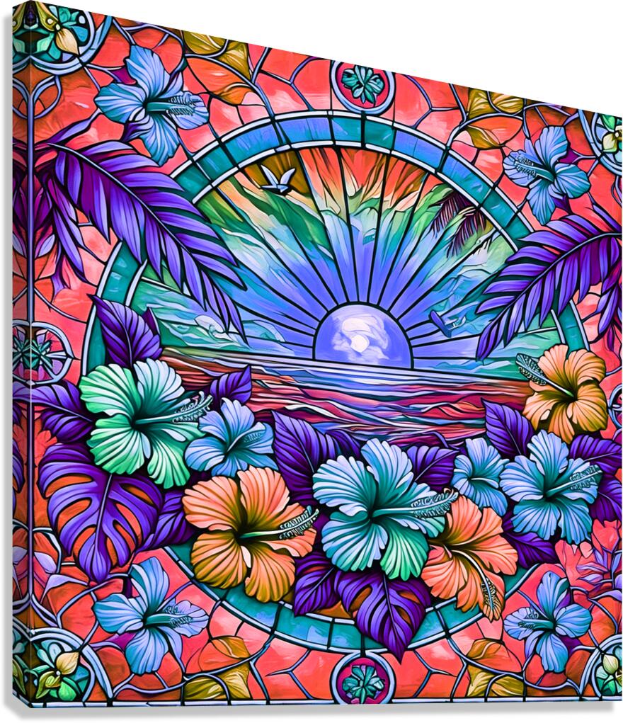 Stained Glass 155  Canvas Print