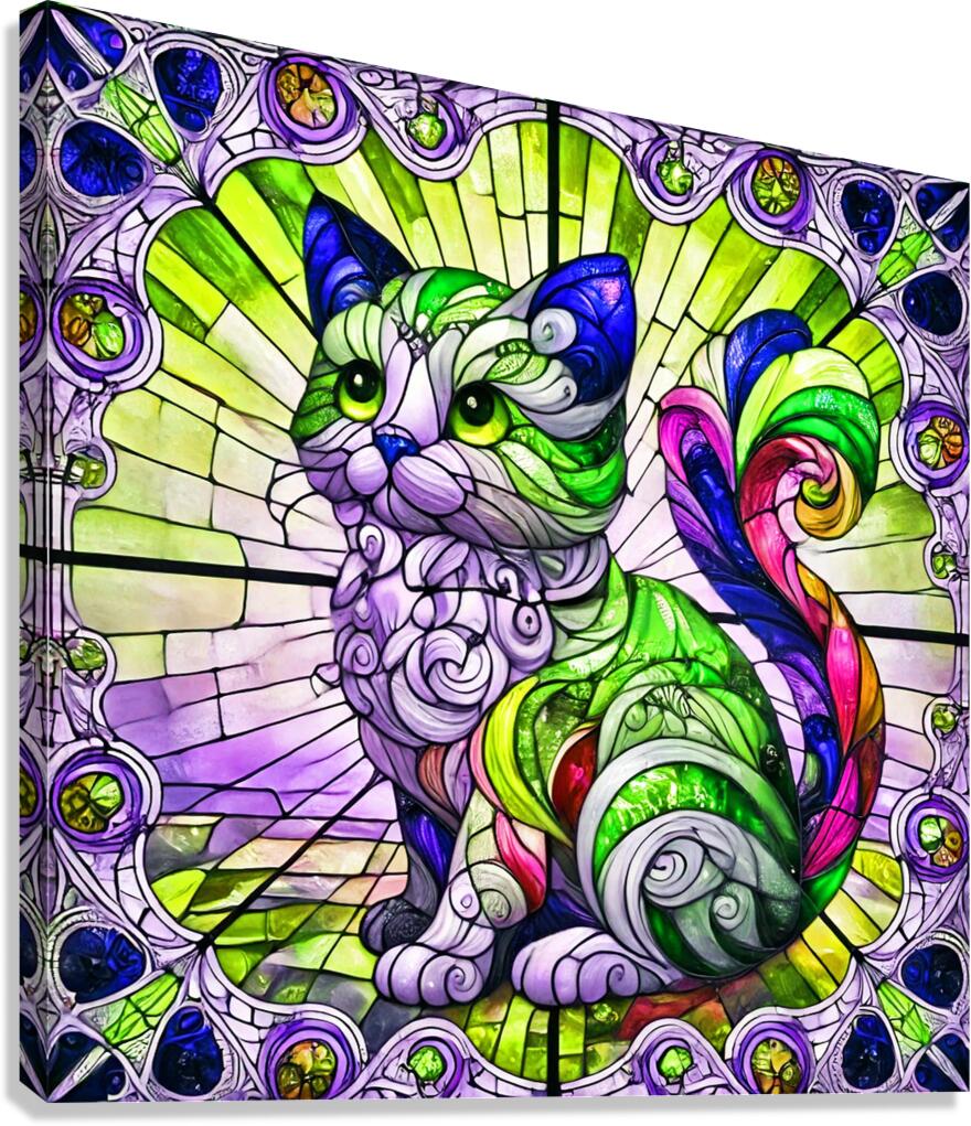 Stained Glass 151  Canvas Print