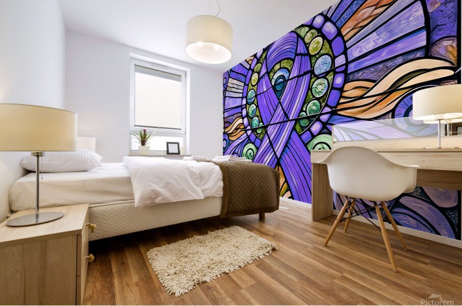Stained Glass 160 Mural print